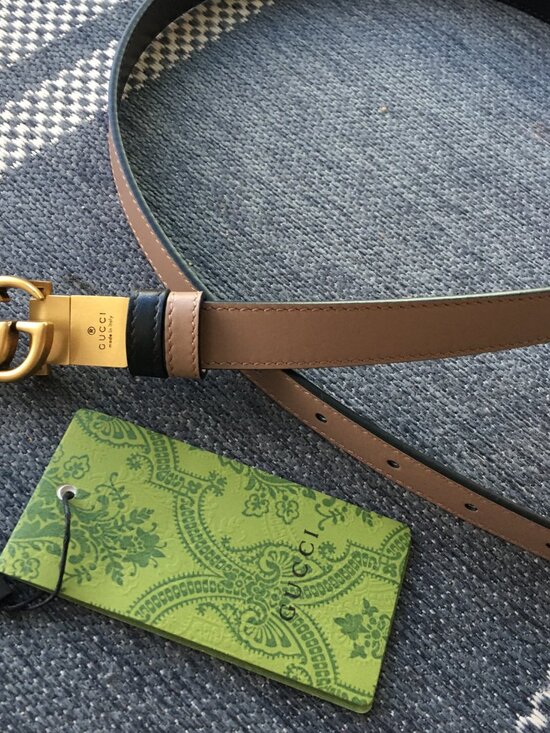 Gucci Marmont Reversible Thin Belt main image 4